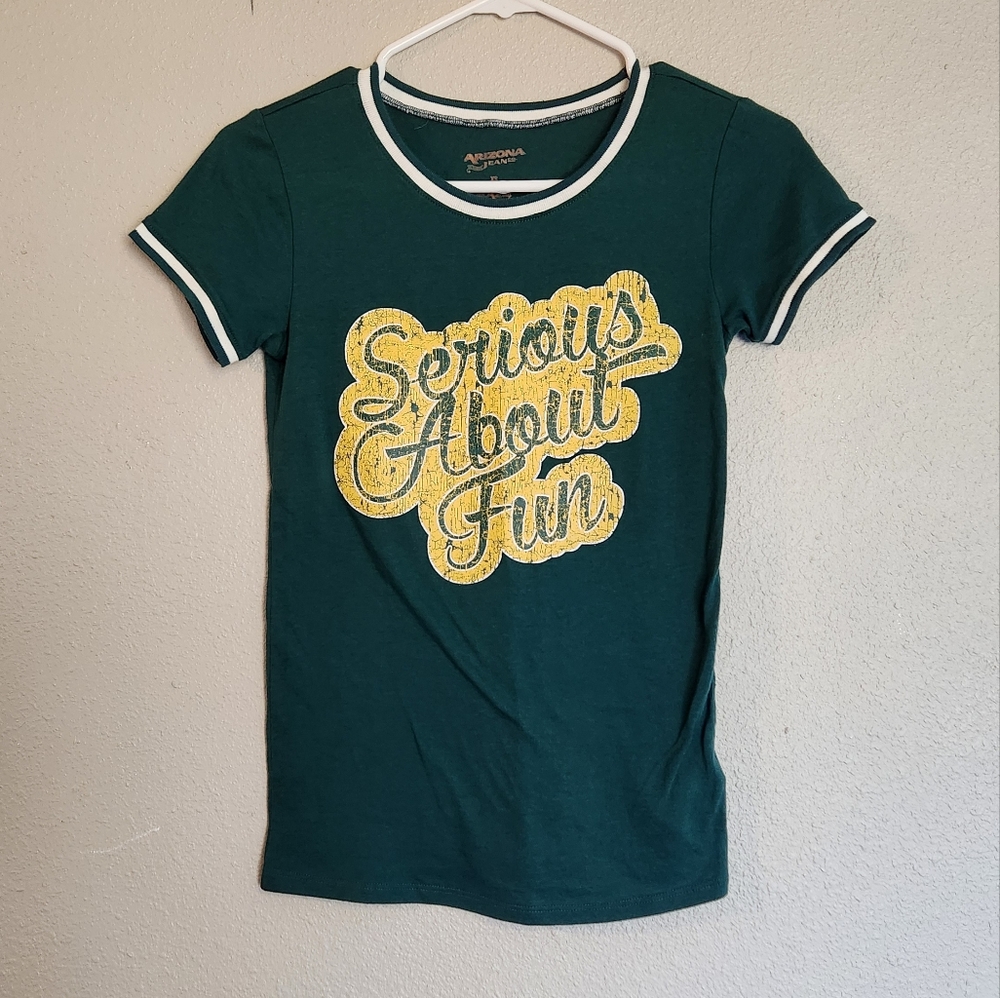 'Serious About Fun' Arizona Juniors XS Graphic Tee